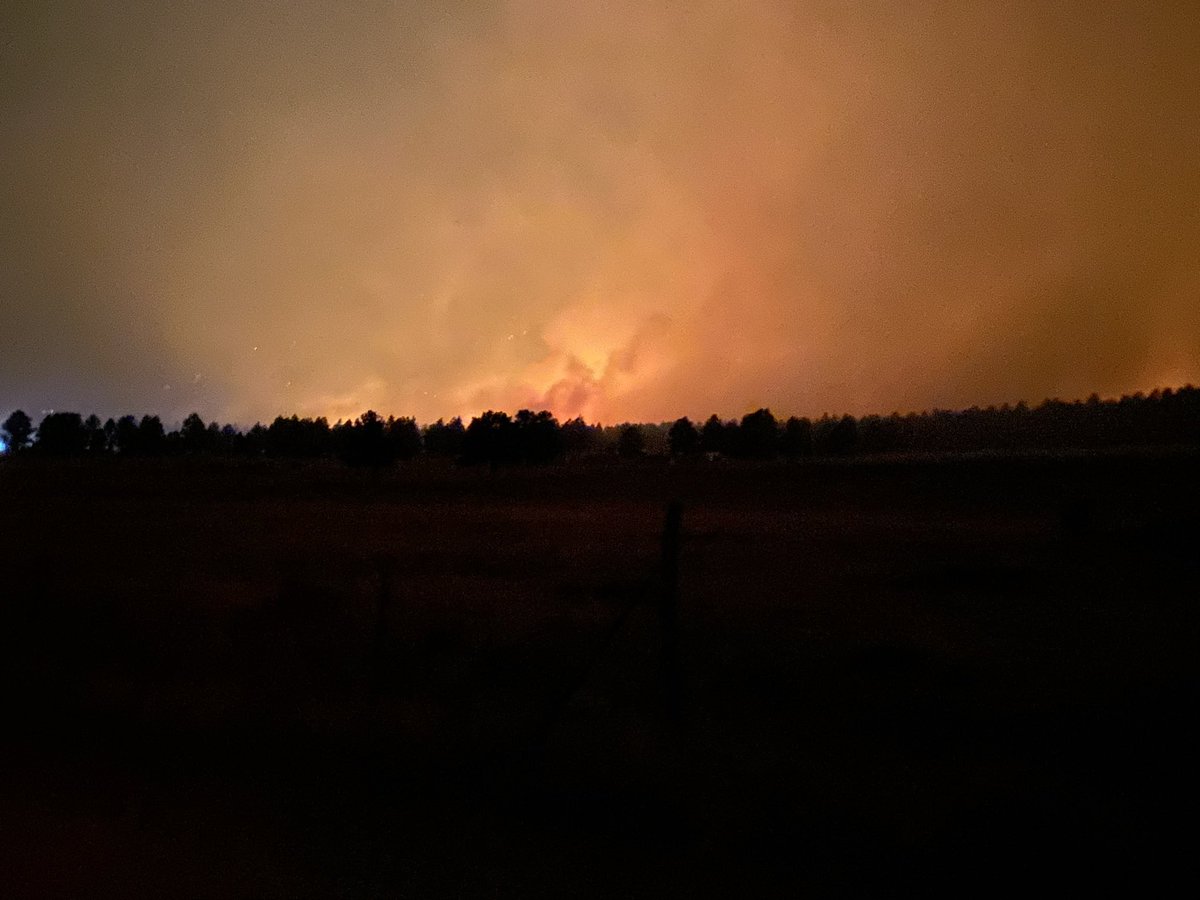 Wildfire burns near Mora, NM.  These pictures show the fire burning near Trumble Canyon, Canada del Carro, & Tramperos. (camera: Joseph Griego, with permission) hermitspeakfire CalfCanyonFire nmfire