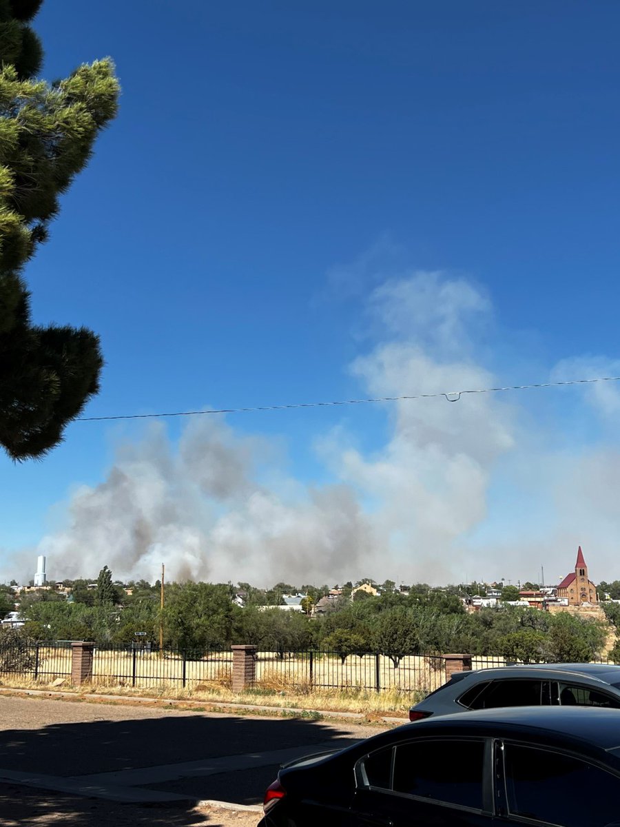 New wildfire has started near Santa Rosa, NM. 