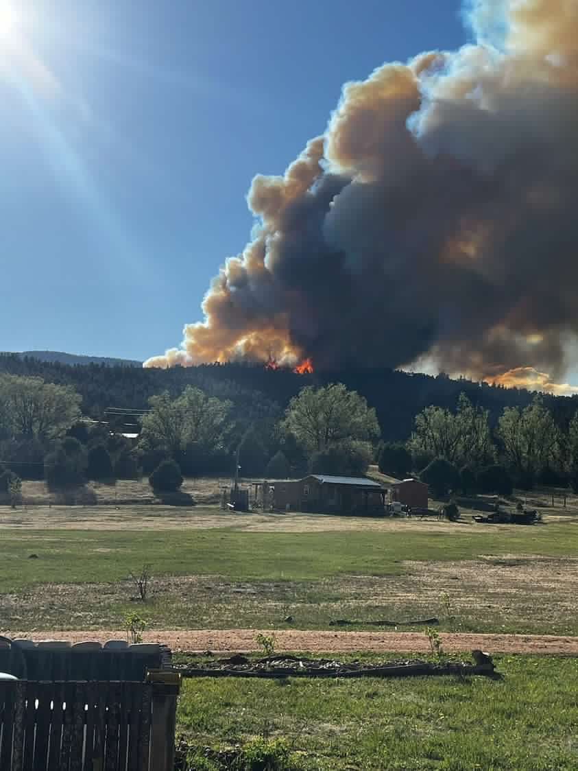 New Start: There is a new start in  Guadalupita New Mexico. Resources are responding. This fire is in Mora County.