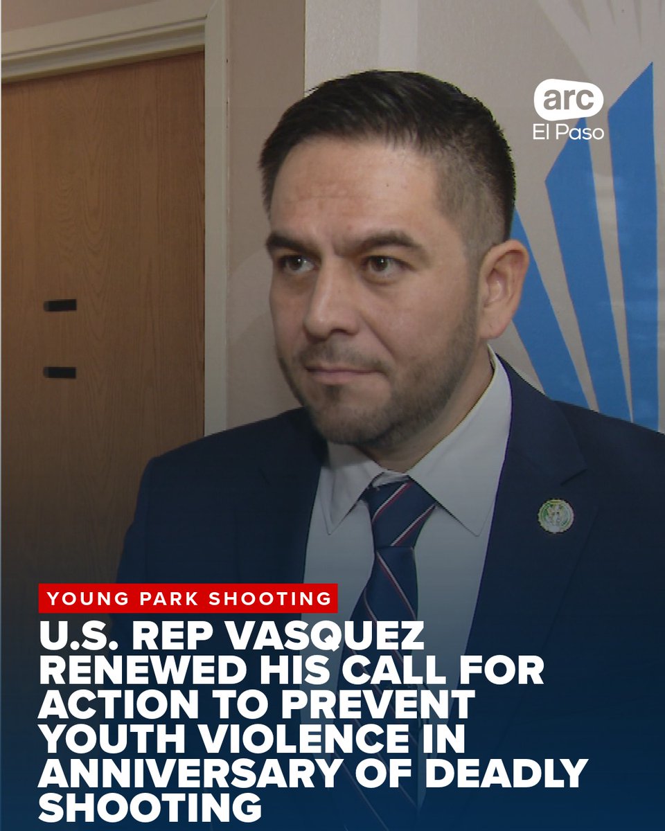 A year after a shooting at Young Park in Las Cruces killed three teenagers and injured 15 others, U.S. Rep. Gabe Vasquez renewed his call for action to prevent youth violence