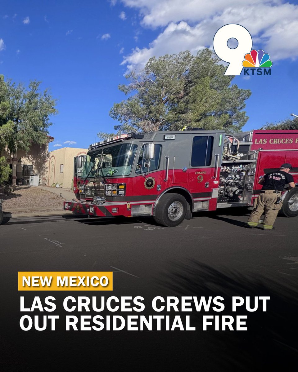 Las Cruces fire crews quickly put out a blaze on Cadiz Court. The fire remains under investigation.
